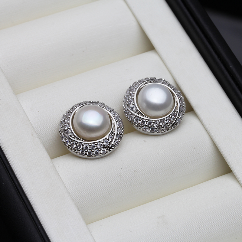 Statement Earrings Oversized - New Large Freshwater Pearl Earrings For