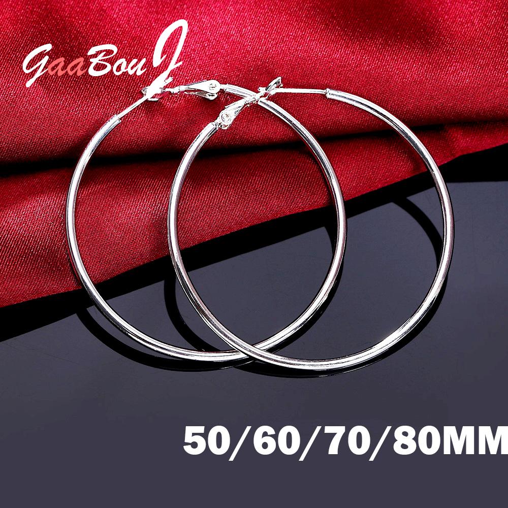 Statement Earrings Oversized - Chất Liệu Bạc 925 Vòng Tròn