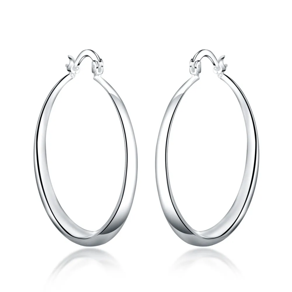 Hot New Fine 925 Sterling Silv - đánh giá và giá Statement Earrings Oversized