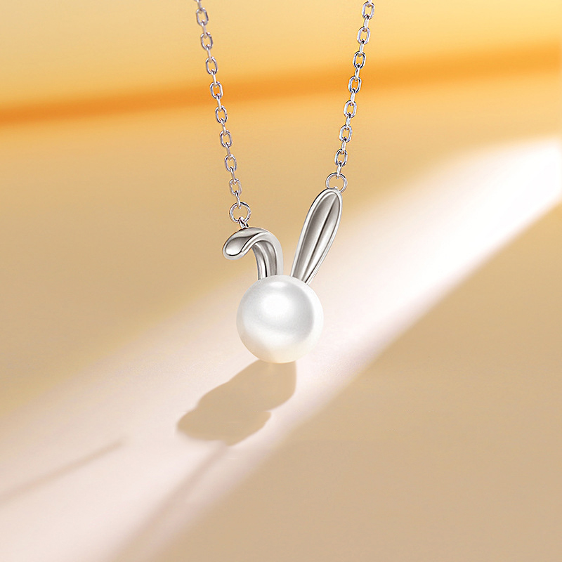 Cute Rabbit Pearl Pendant Neck - đánh giá và giá Women Accessories Meaning