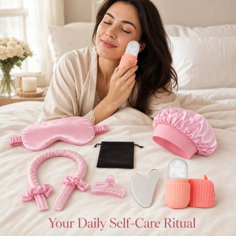 3/4/5/9Pcs Silk Sleep Set Eye  - đánh giá và giá Women Accessories Combo Gift
