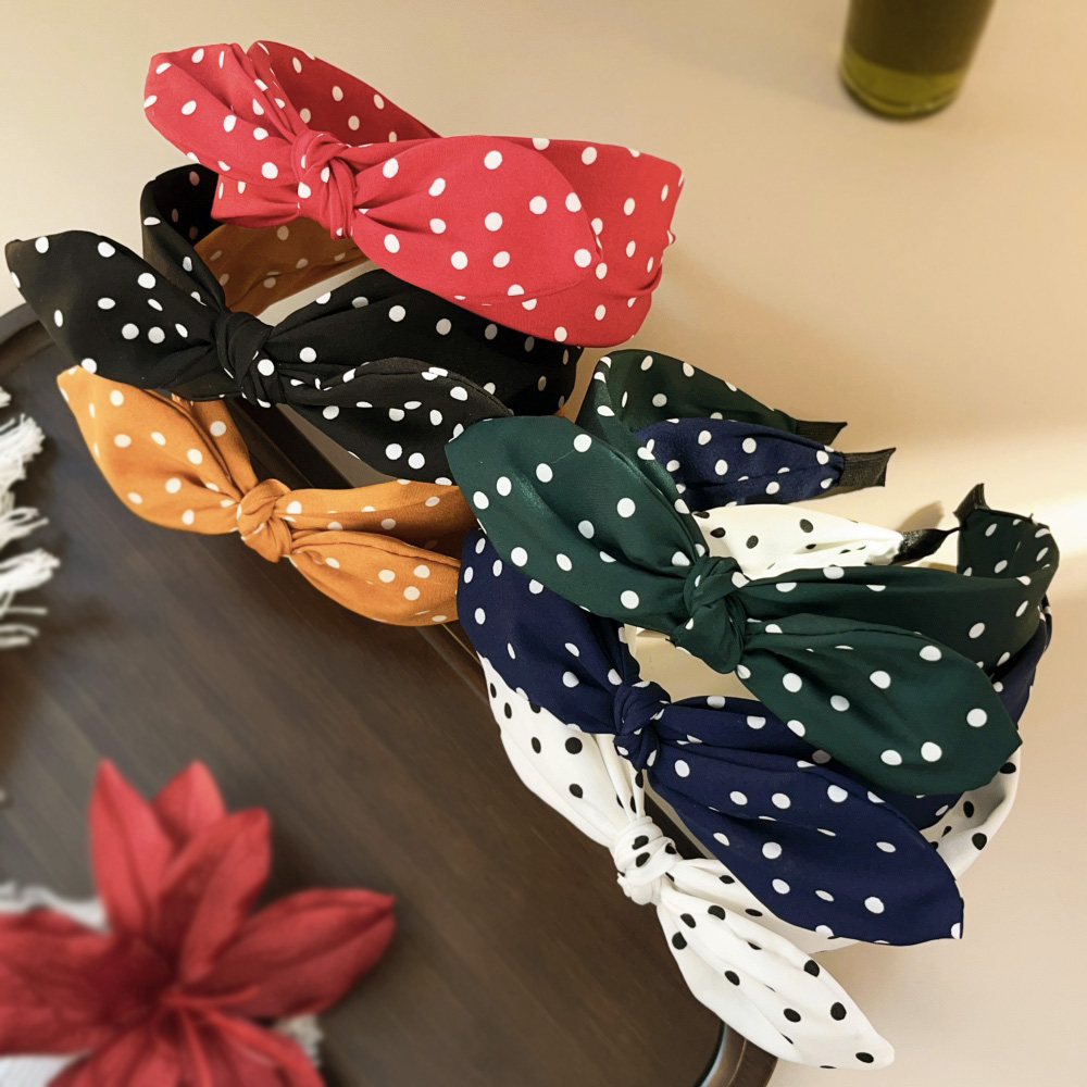 Boho Dots Wide Hair Bands for  - đánh giá và giá Women Accessories Wholesale China