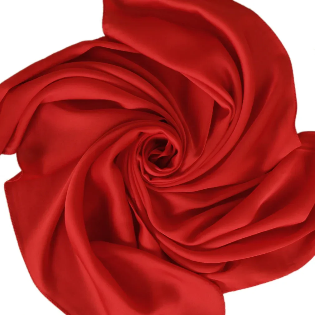 Satin Scarf Women 70cm Solid C - đánh giá và giá Women Accessories Wholesale China