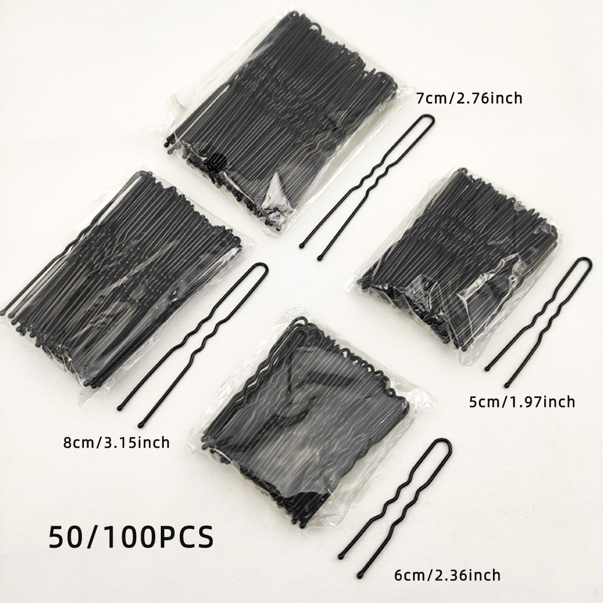50/100 PCS Women 5/6/7/8 cm Ha - đánh giá và giá Women Accessories On Sale