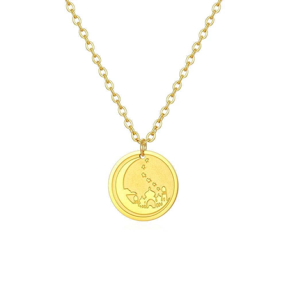 Jerusalem Palace Moon Coin Dis - đánh giá và giá Coin Necklace Delicate