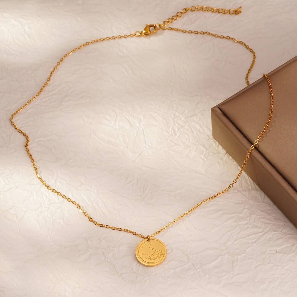Jerusalem Palace Moon Coin Dis - đánh giá và giá Coin Necklace Delicate