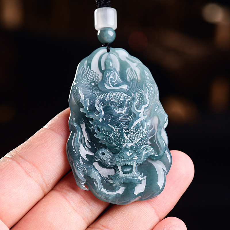 Natural Burmese Jadeite Dragon - đánh giá và giá Women Accessories For Gift