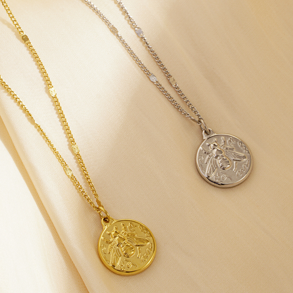 Stainless Steel Women Delicate - đánh giá và giá Coin Necklace Delicate