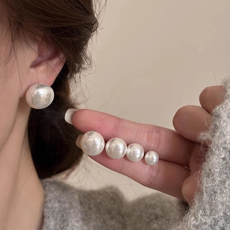 925 Silver Needle Elliptical P - đánh giá và giá Statement Earrings Oversized