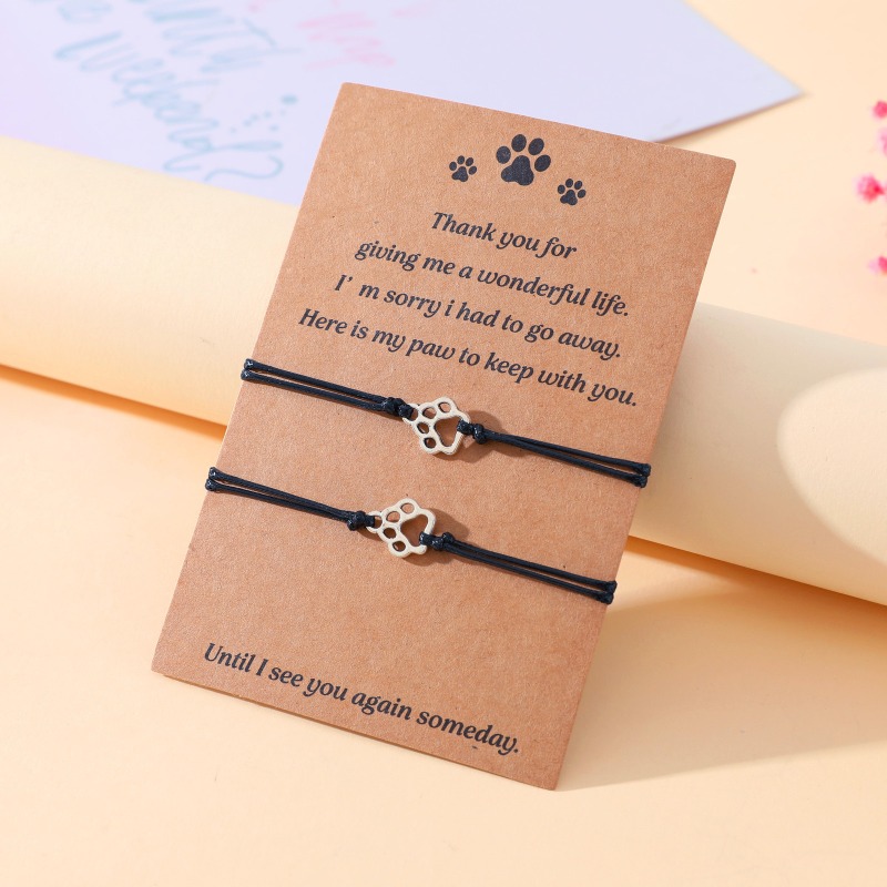 Adjustable Paw Print Couple Br - đánh giá và giá Women Accessories Meaning