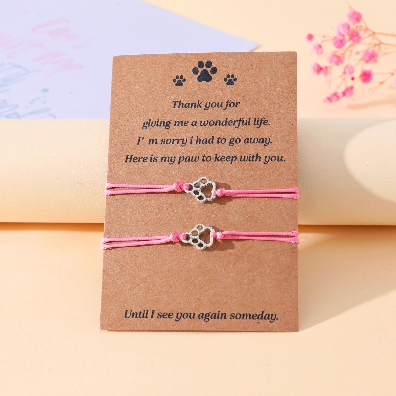 Adjustable Paw Print Couple Br - đánh giá và giá Women Accessories Meaning