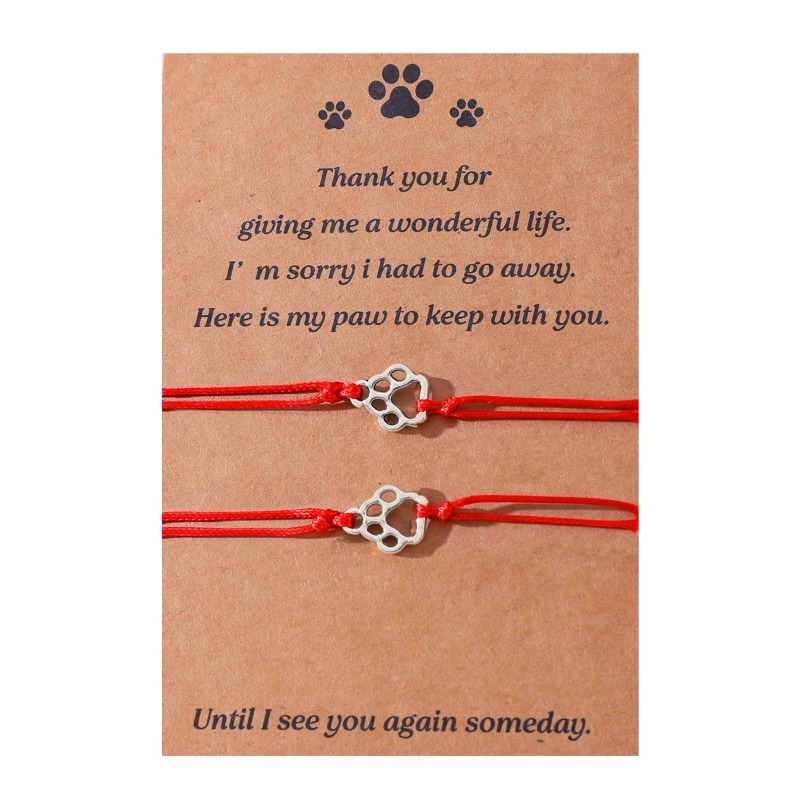 Adjustable Paw Print Couple Br - đánh giá và giá Women Accessories Meaning