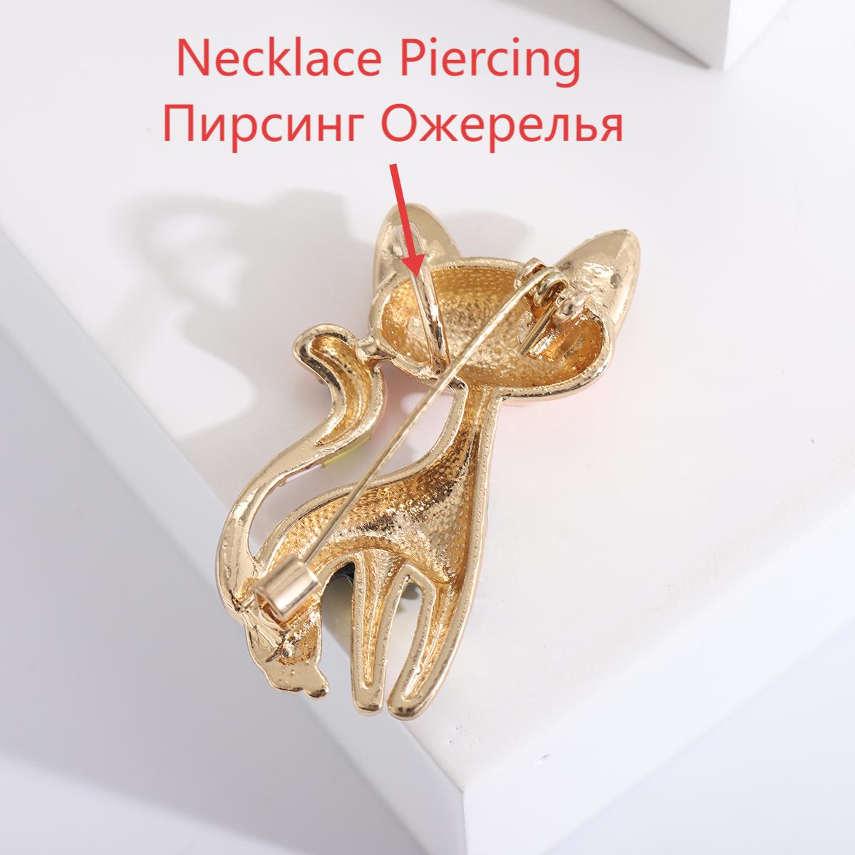 Beaut&Berry Cute Enamel Cat Br - đánh giá và giá Women Accessories Combo Gift