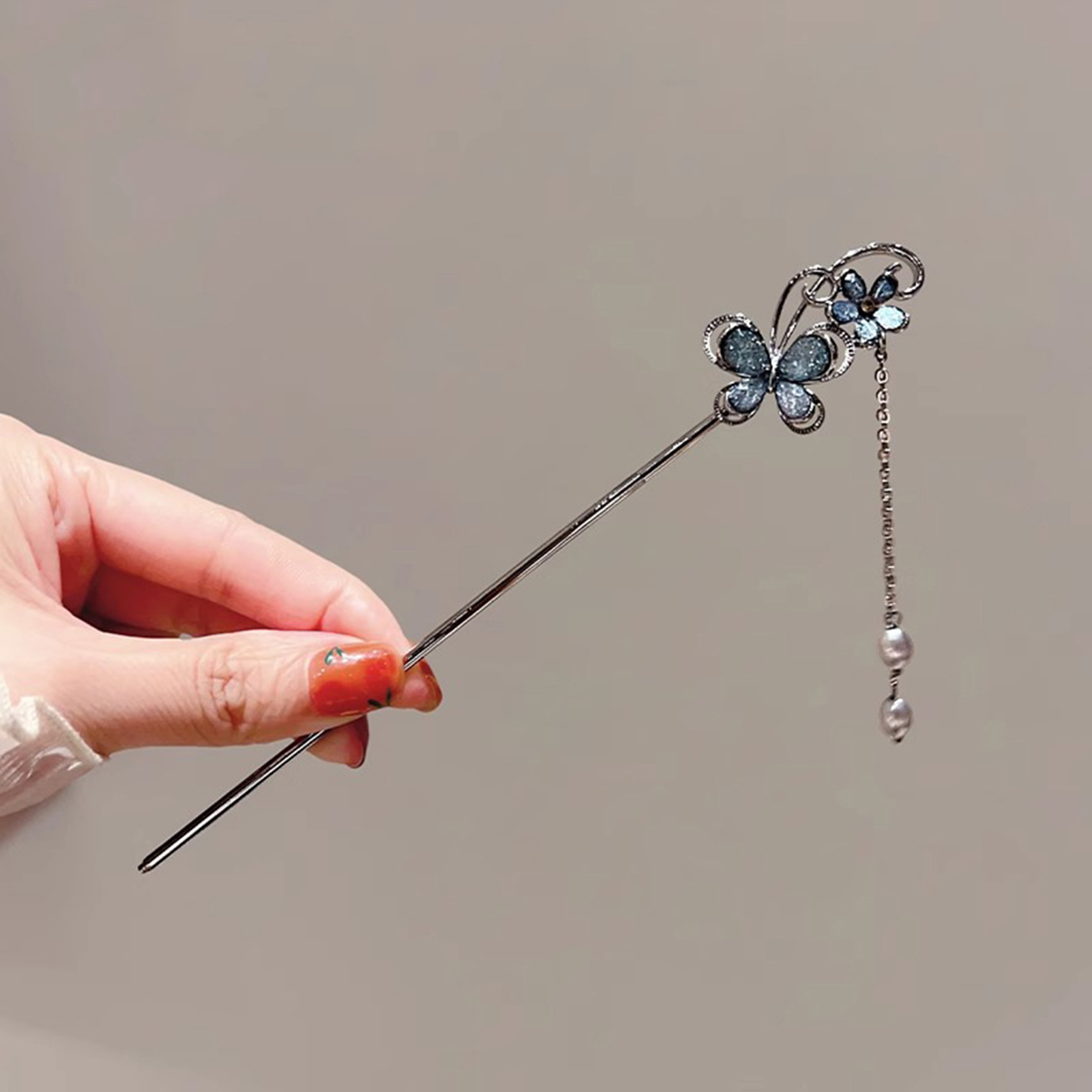 Butterfly Tassel Hairpin Hair  - đánh giá và giá Women Accessories On Sale