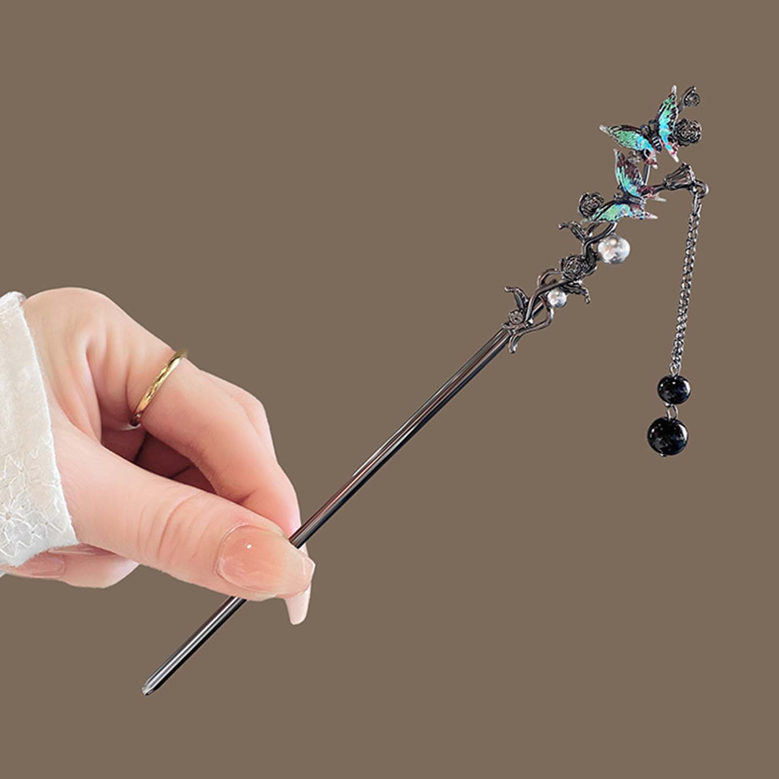 Butterfly Tassel Hairpin Hair  - đánh giá và giá Women Accessories On Sale
