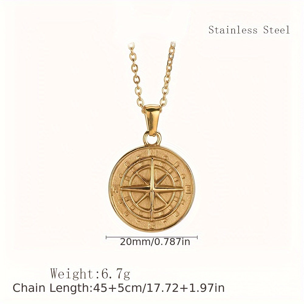 Stainless Steel Women Delicate - đánh giá và giá Coin Necklace Delicate