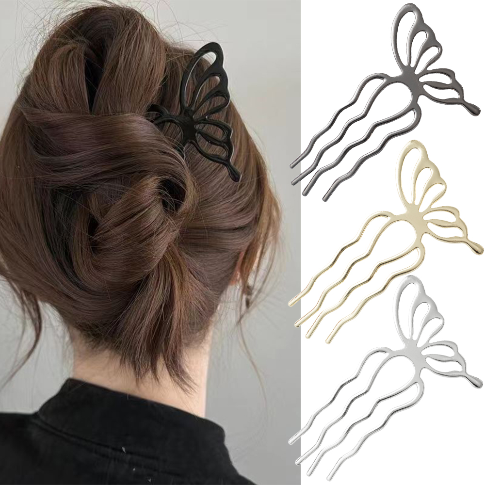 Korean Butterfly U Shape Hair  - đánh giá và giá Women Accessories On Sale