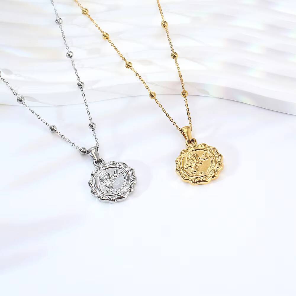 Women Delicate The Angel Cupid - đánh giá và giá Coin Necklace Delicate