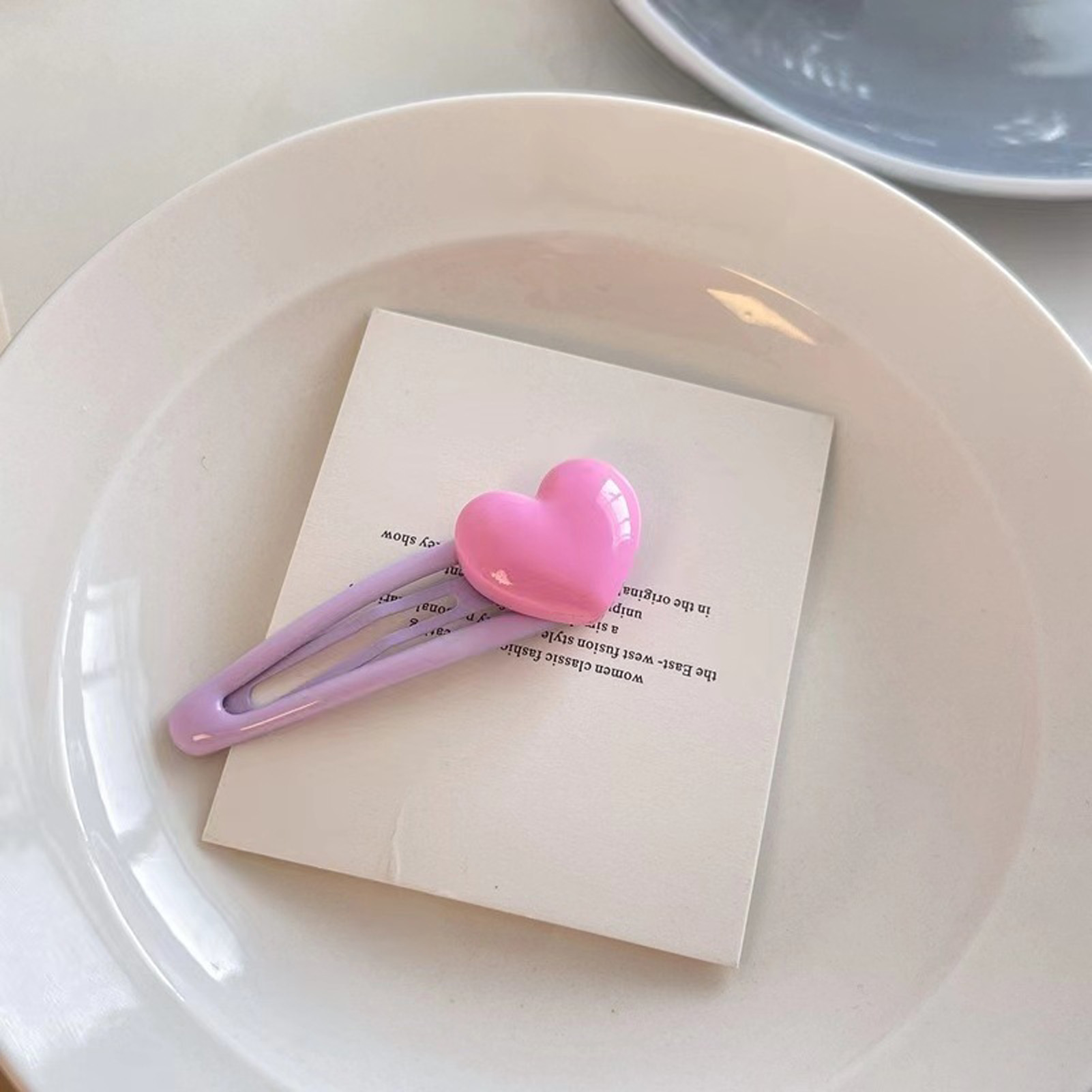5pcs Cartoon Heart Hair Clips  - đánh giá và giá Women Accessories Wholesale China