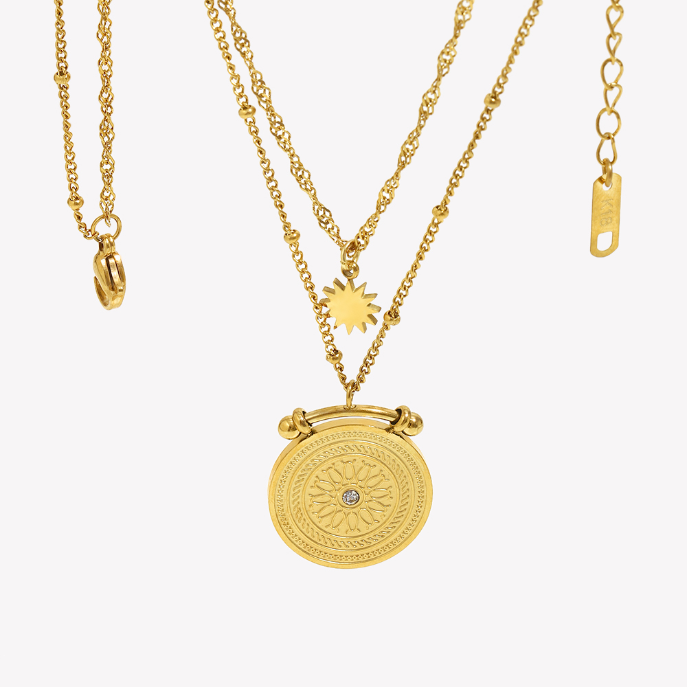 E.B.belle Center of the Univer - đánh giá và giá Coin Necklace Delicate