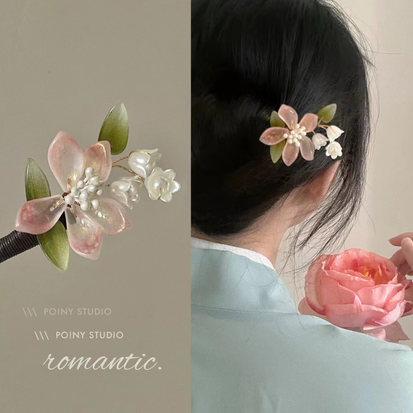 Chinese Style Flower Tassel Ha - đánh giá và giá Women Accessories On Sale