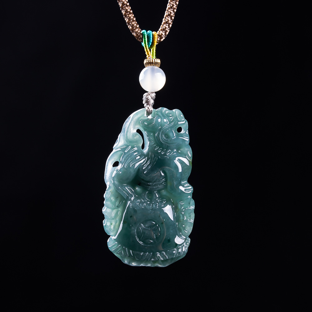 Burmese Jadeite Pixiu Pendant  - đánh giá và giá Women Accessories For Gift