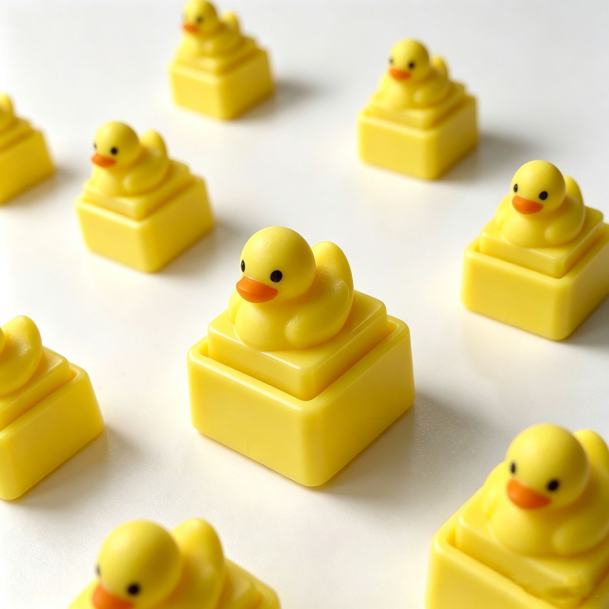 Cute Yellow Duck Press Keychai - đánh giá và giá Women'S Key Accessories