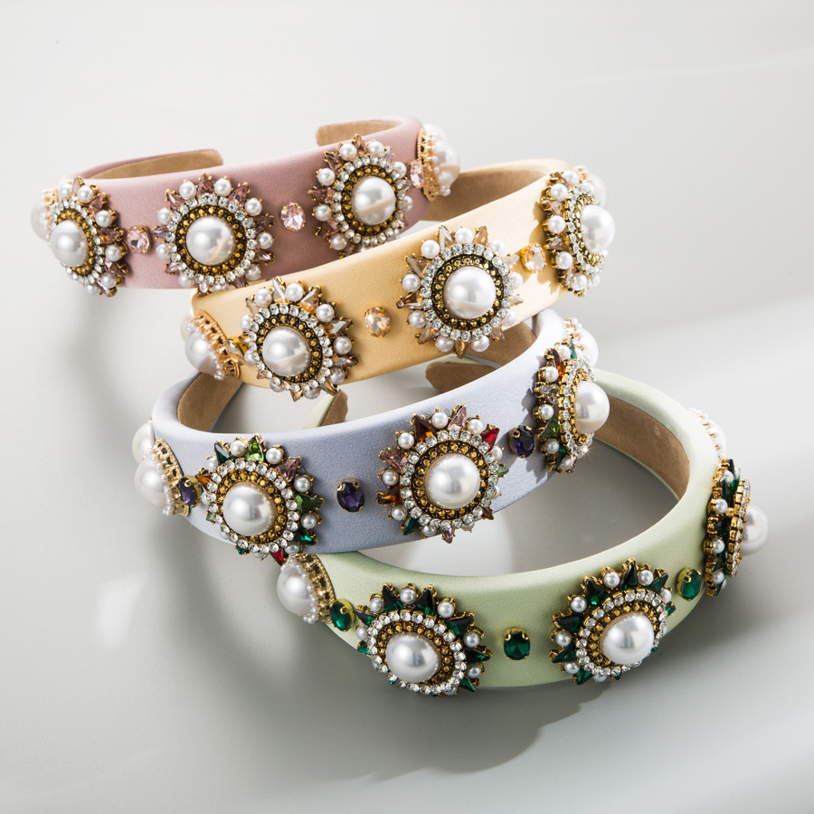 Baroque Rhinestone Headband Ha - đánh giá và giá Women Accessories Wholesale China