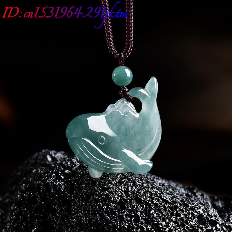 Natural Burmese Jadeite Whale  - đánh giá và giá Women Accessories For Gift