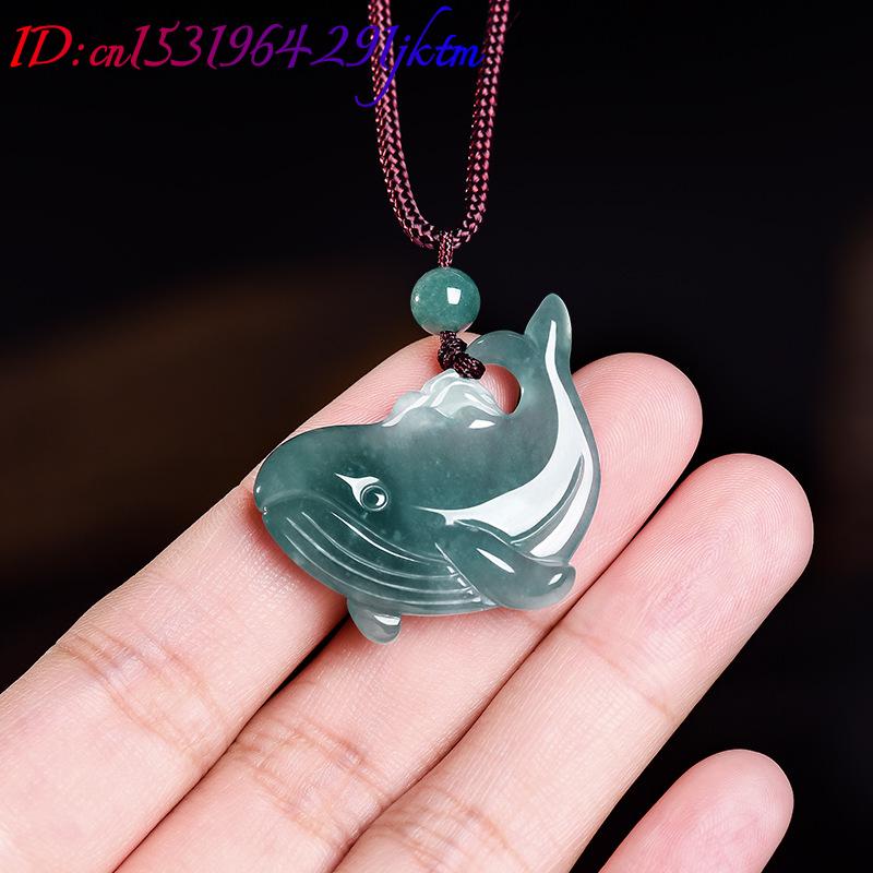 Natural Burmese Jadeite Whale  - đánh giá và giá Women Accessories For Gift