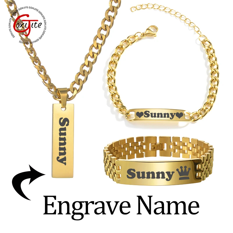 Goxijite Custom Engraved Name  - đánh giá và giá Women Accessories Gift Set