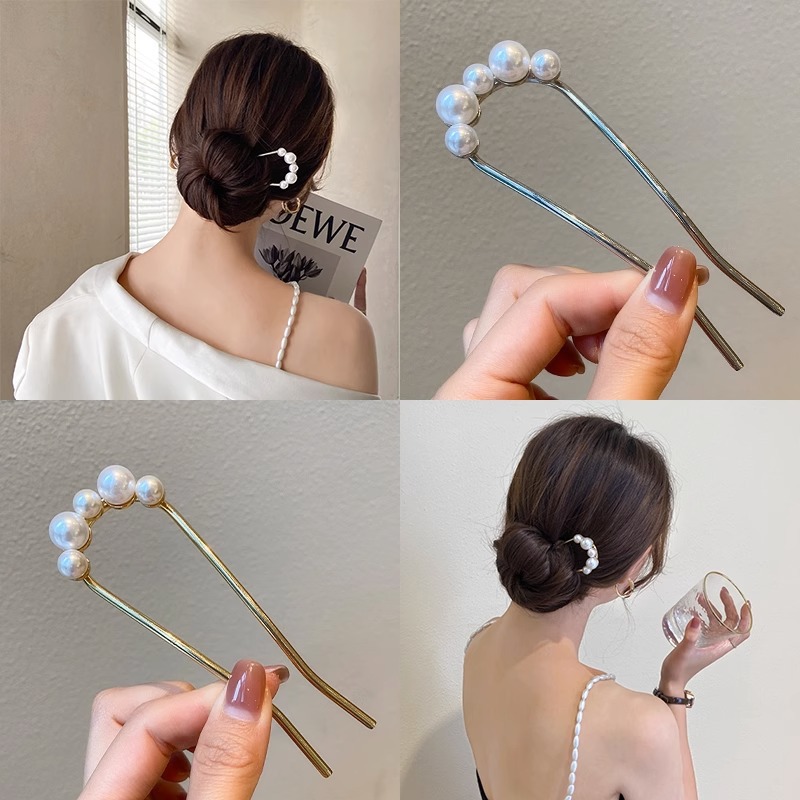 New Metal Vintage U Shape Hair - đánh giá và giá Women Accessories On Sale