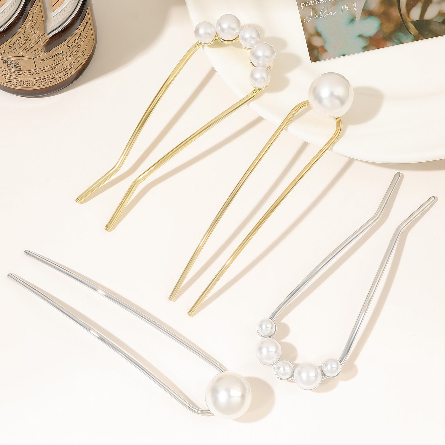 New Metal Vintage U Shape Hair - đánh giá và giá Women Accessories On Sale