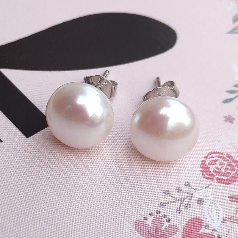 10-13mm Big Pearl Earrings Rea - đánh giá và giá Statement Earrings Oversized