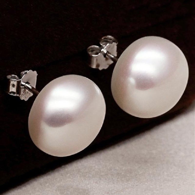 10-13mm Big Pearl Earrings Rea - đánh giá và giá Statement Earrings Oversized