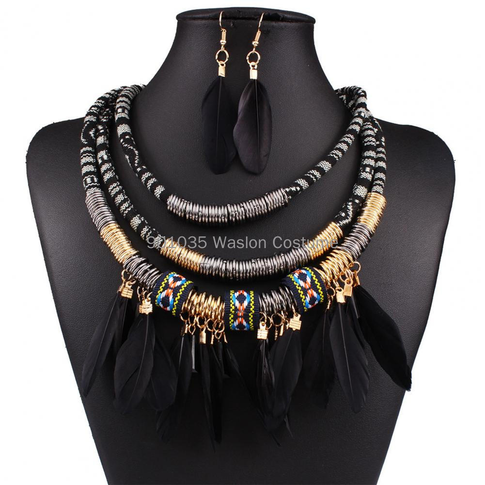2Pcs/Set Egypt Feather Tassel  - đánh giá và giá Women Accessories In Egypt