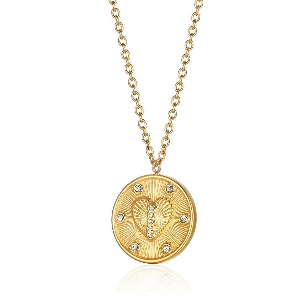 Stainless Steel Women Delicate - đánh giá và giá Coin Necklace Delicate