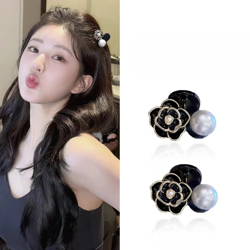 Black White Pearl Flower Small - đánh giá và giá Women Accessories Combo Gift