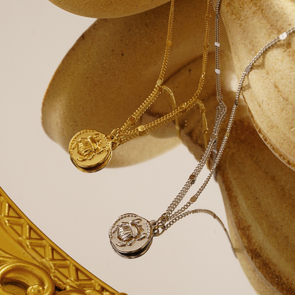 Stainless Steel Women Delicate - đánh giá và giá Coin Necklace Delicate