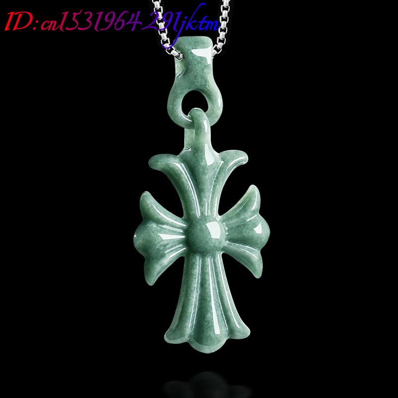 Natural Burmese Jadeite Cross  - đánh giá và giá Women Accessories For Gift
