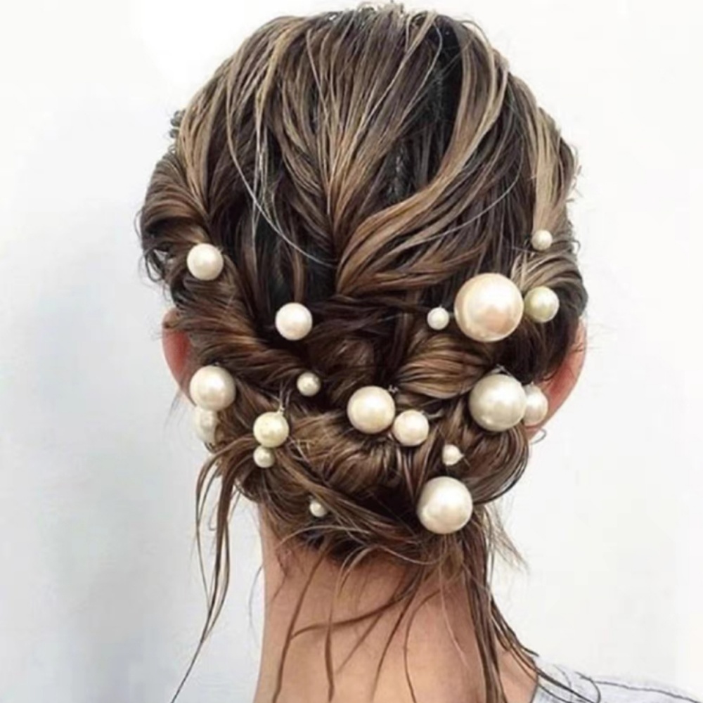 Pearl Crystal Hair Pins Comb S - đánh giá và giá Young Women'S Accessories