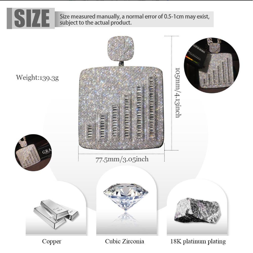 Blingbling Iced Out Hip Hop Pe - đánh giá và giá Women Accessories Meaning