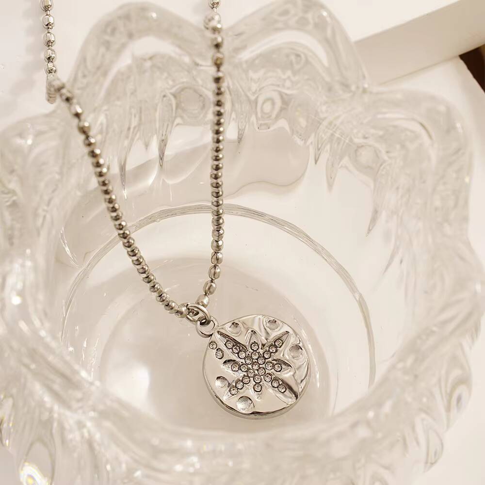 Stainless Steel Women Delicate - đánh giá và giá Coin Necklace Delicate