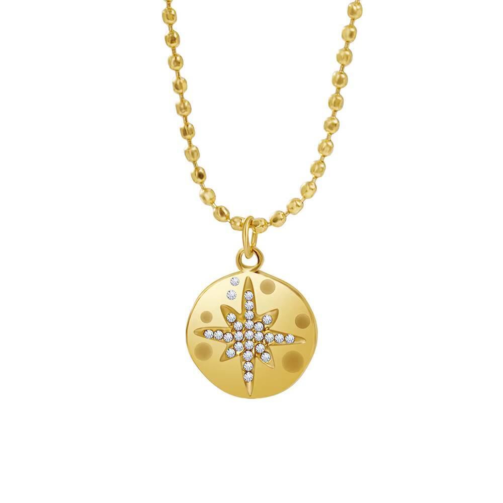 Stainless Steel Women Delicate - đánh giá và giá Coin Necklace Delicate