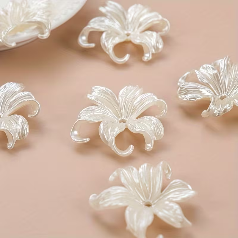20pcs White Big Iris Flower Be - đánh giá và giá Statement Earrings Oversized