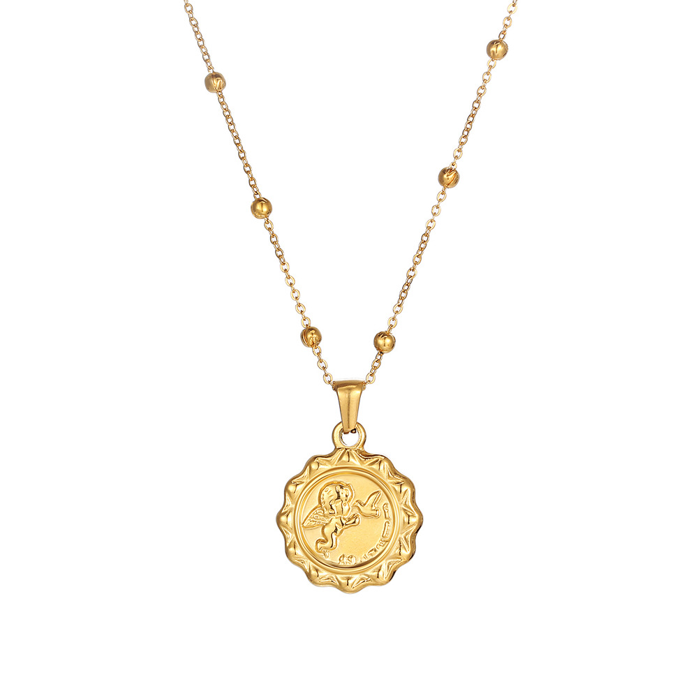 Stainless Steel Women Delicate - đánh giá và giá Coin Necklace Delicate