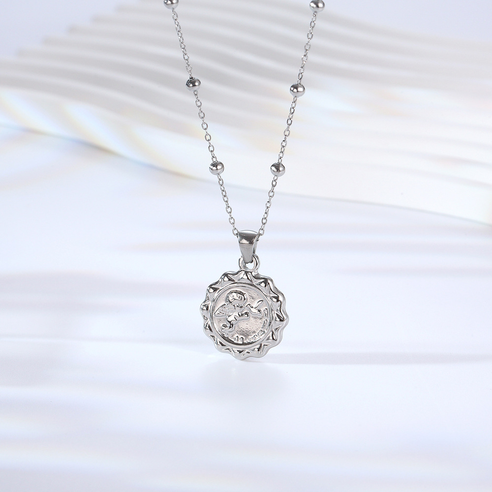 Stainless Steel Women Delicate - đánh giá và giá Coin Necklace Delicate