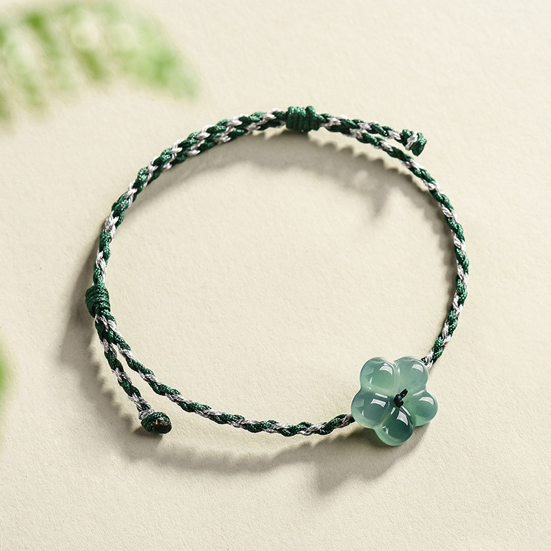 Burmese Jadeite Flower Bracele - đánh giá và giá Women Accessories For Gift