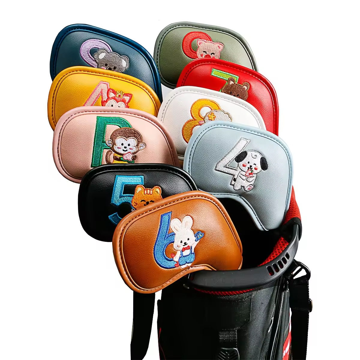 9Pcs Cute Cartoon Animal Golf  - đánh giá và giá Women Accessories For Gift