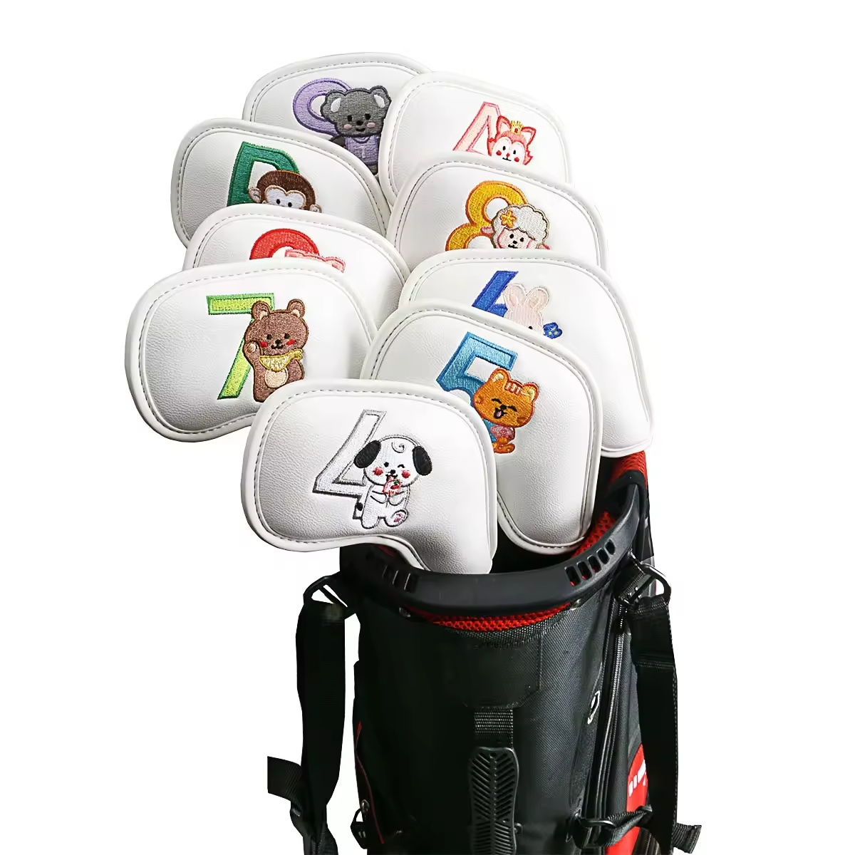 9Pcs Cute Cartoon Animal Golf  - đánh giá và giá Women Accessories For Gift